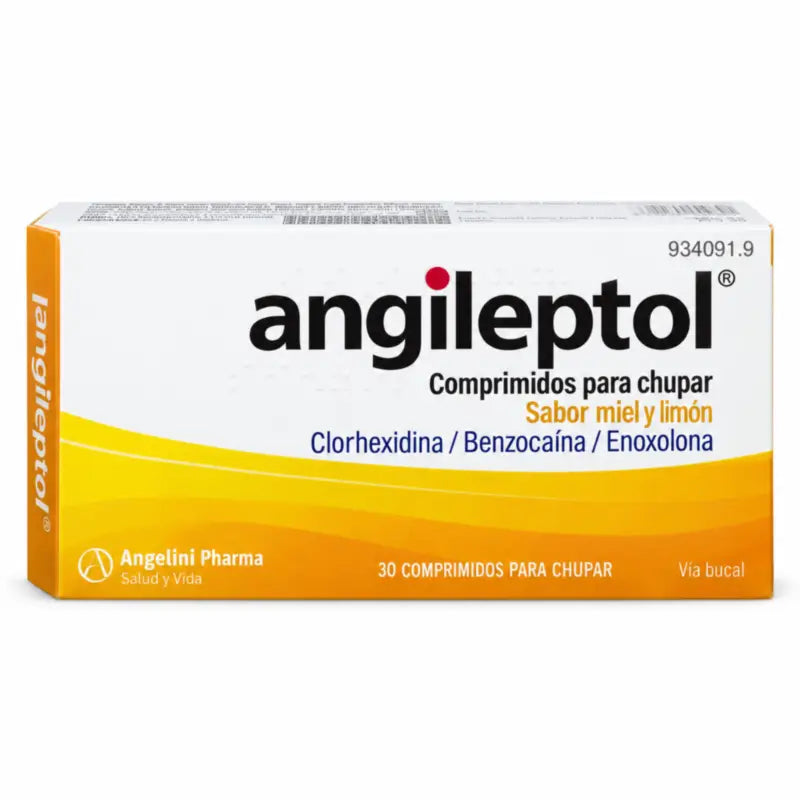 Angileptol Honey-Lemon Flavour 30 lozenges