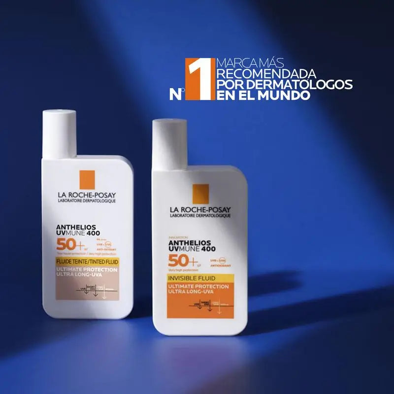 La Roche-Posay Anthelios UVMune 400 Invisible Sun Cream for Face and Body SPF50+, 50 ml