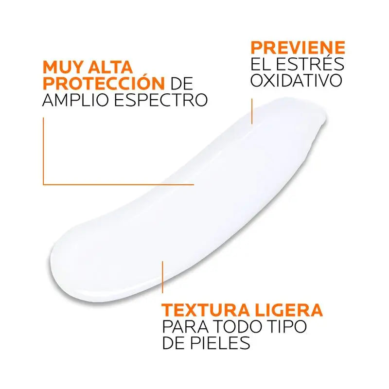 La Roche-Posay Anthelios UVMune 400 Invisible Sun Cream for Face and Body SPF50+, 50 ml