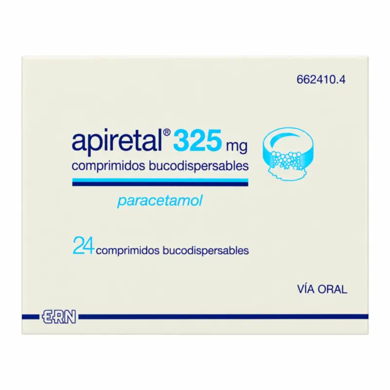 Apiretal 325 mg 24 Bucodispersible Tablets