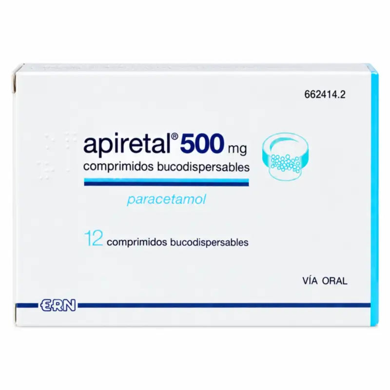 Apiretal 500 mg 12 orodispersible tablets