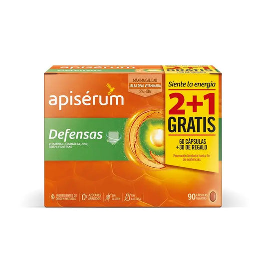 Apiserum Defensas Pack 3 Months 90 capsules