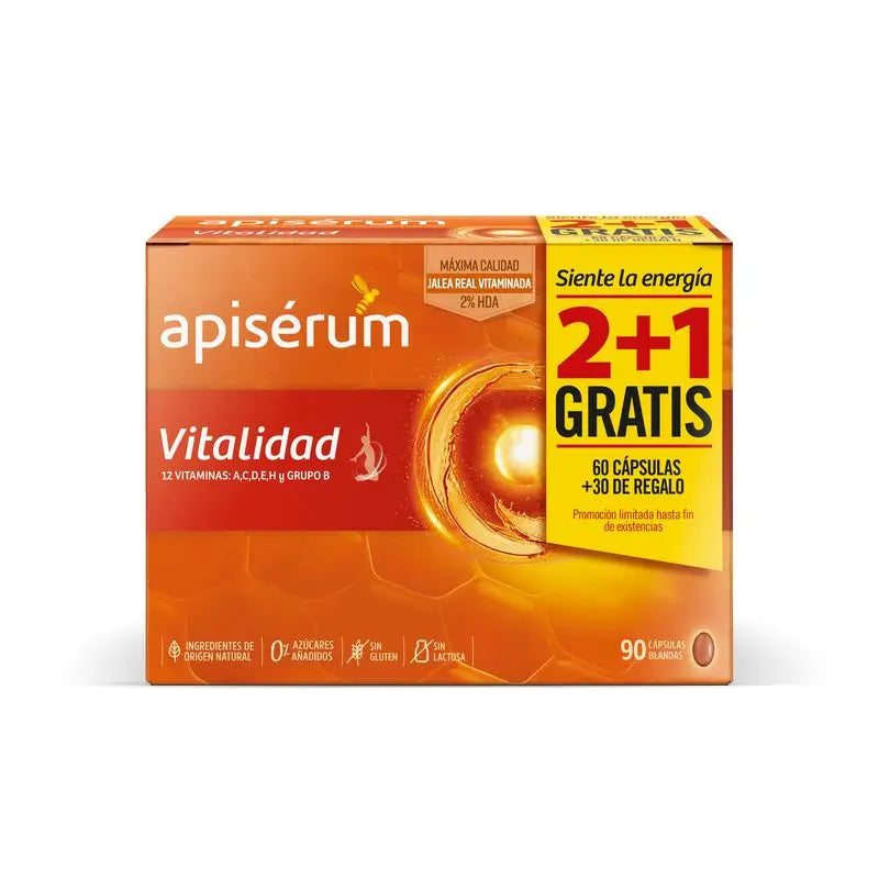 Apiserum Vitality Pack 3 Months 90 capsules