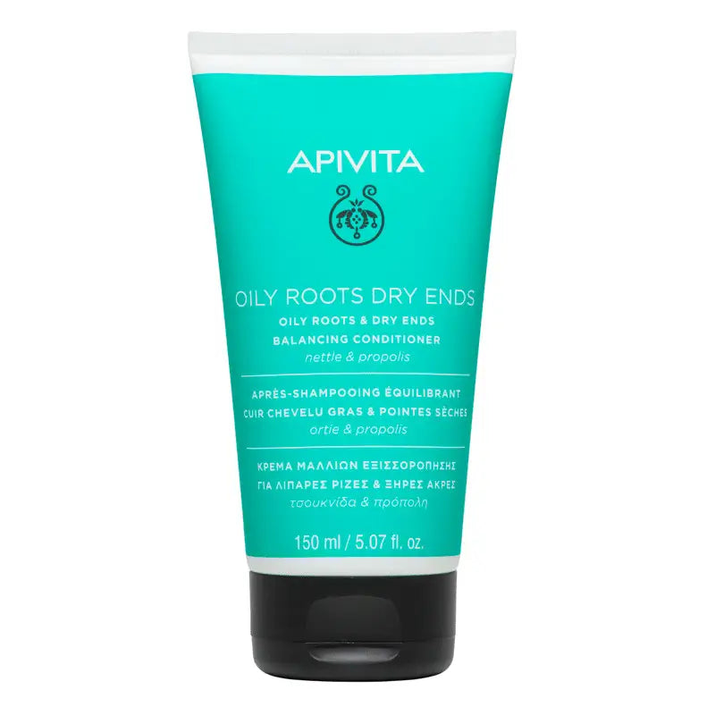 APIVITA Balancing Conditioner with Nettle and Propolis 150 ml for Greasy Root & Dry End with Nettle and Propolis 150 ml