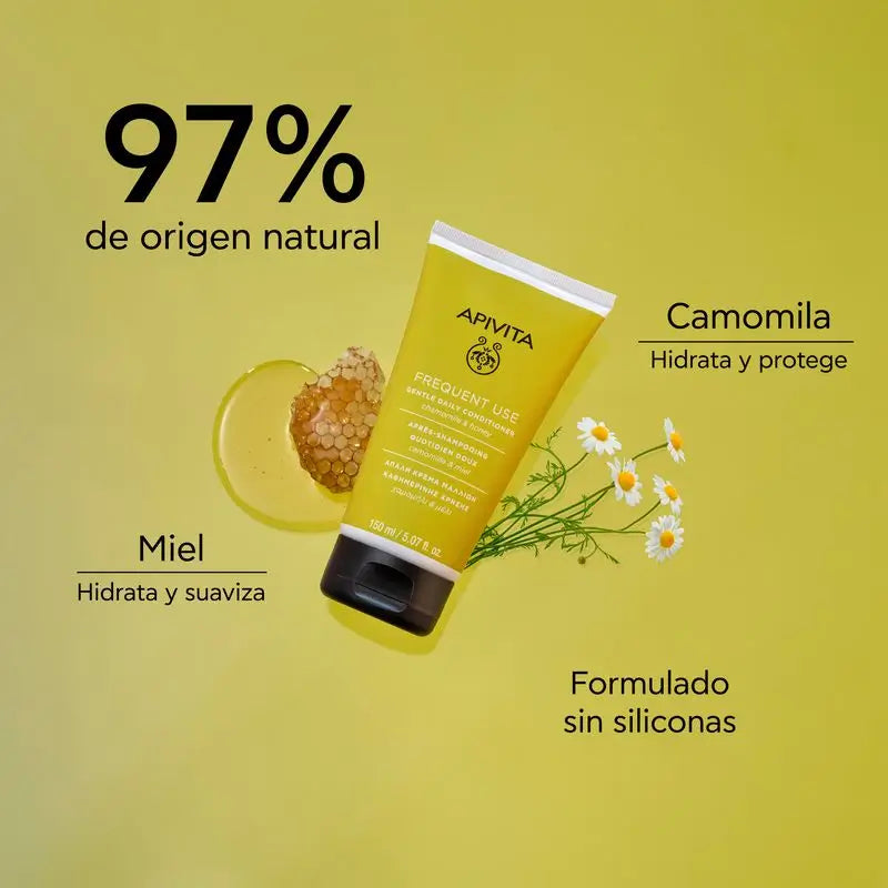 APIVITA Gentle Everyday Conditioner with Chamomile and Honey 150 ml