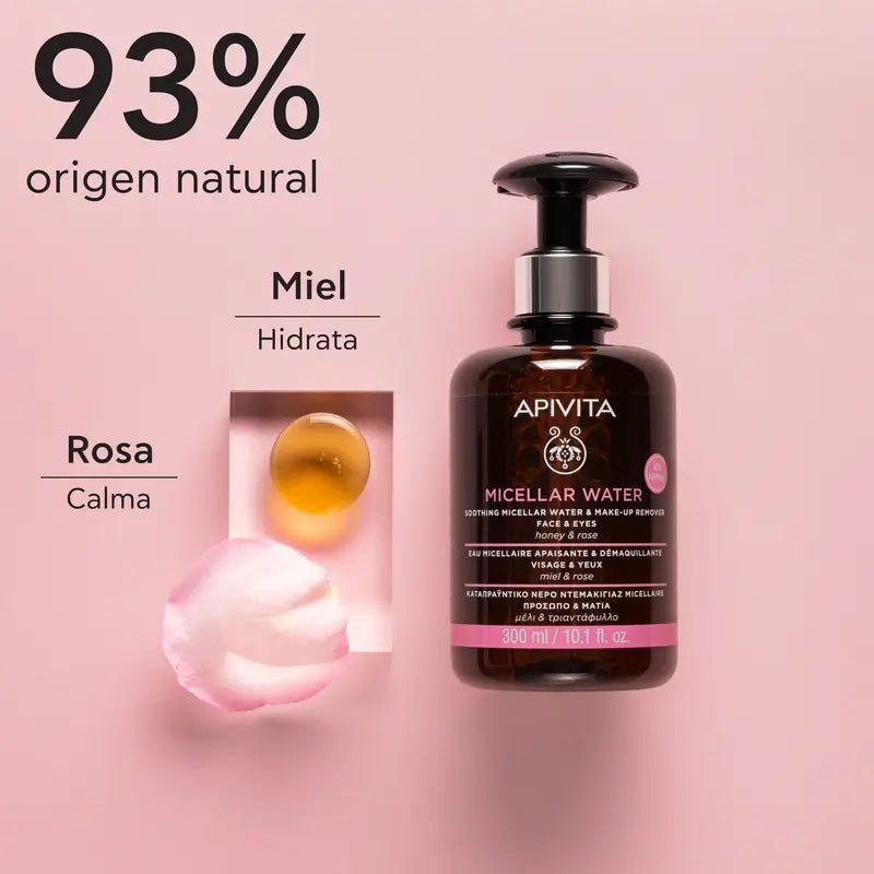 Apivita Soothing Micellar Water & Make-up Remover, 300 ml