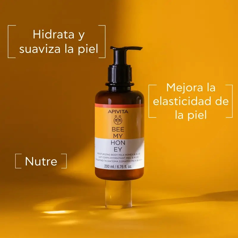 Apivita Bee My Honey Body Milk With Honey And Aloe , 200 ml