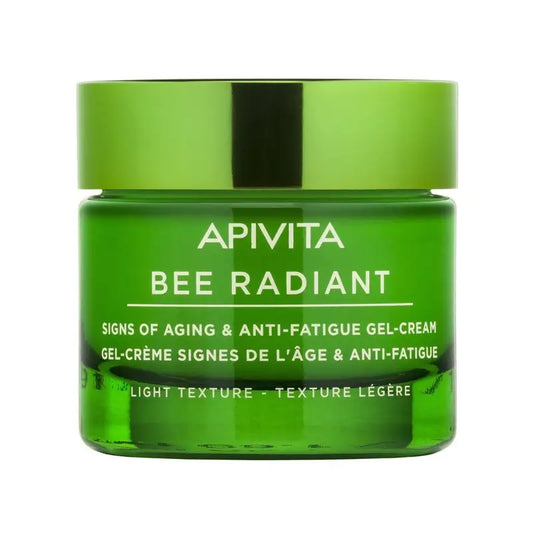 APIVITA Bee Radiant Age-Resistance and Anti-Fatigue Gel-Cream with White Peony and Patented Propolis
