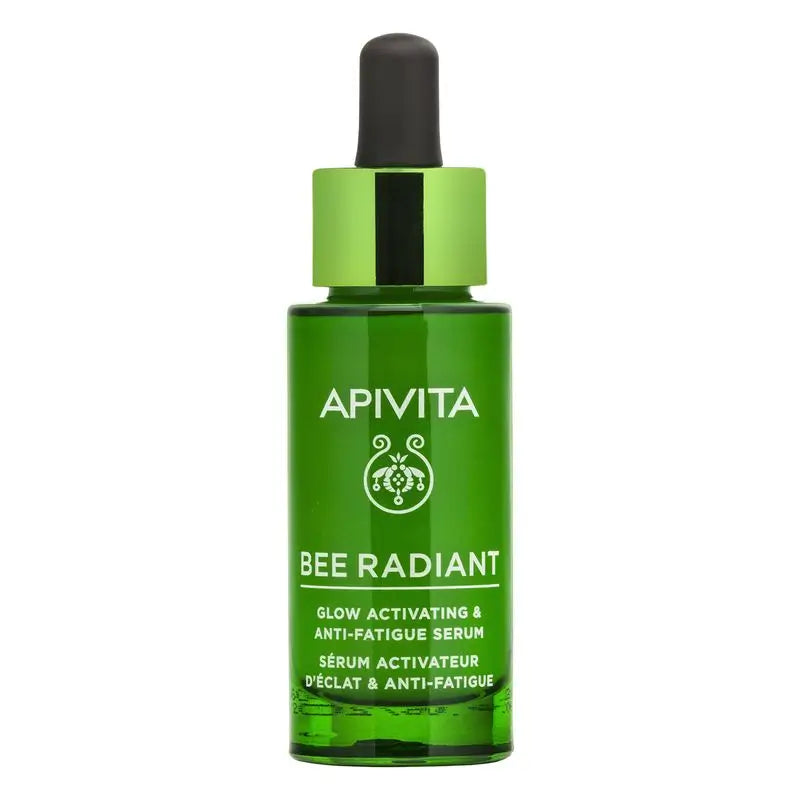APIVITA Bee Radiant Brightening and Anti-Fatigue Serum with White Peony and Patented Propolis