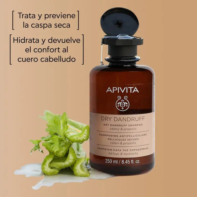 APIVITA Anti-Dry Dandruff Shampoo with Celery & Propolis 250 ml