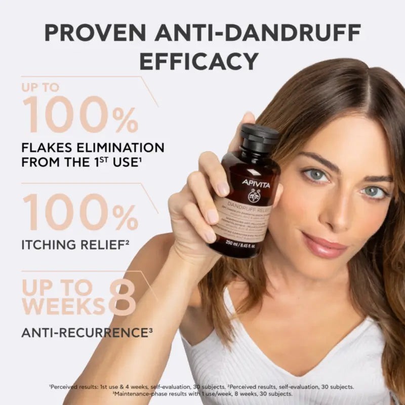 Apivita Dermatological Shampoo for Dry Dandruff, 250 ml