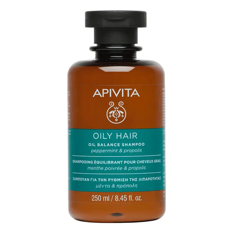 APIVITA Balancing Shampoo for Oily Hair with Peppermint and Propolis 250 ml