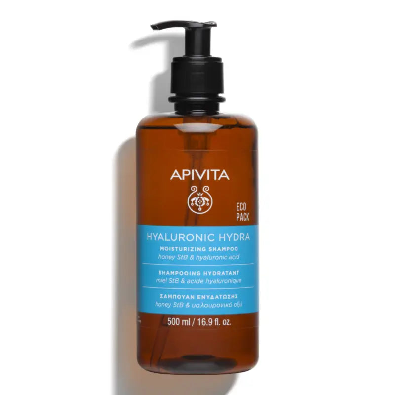 Apivita Hyaluronic Hydra Shampoo, 500 Ml