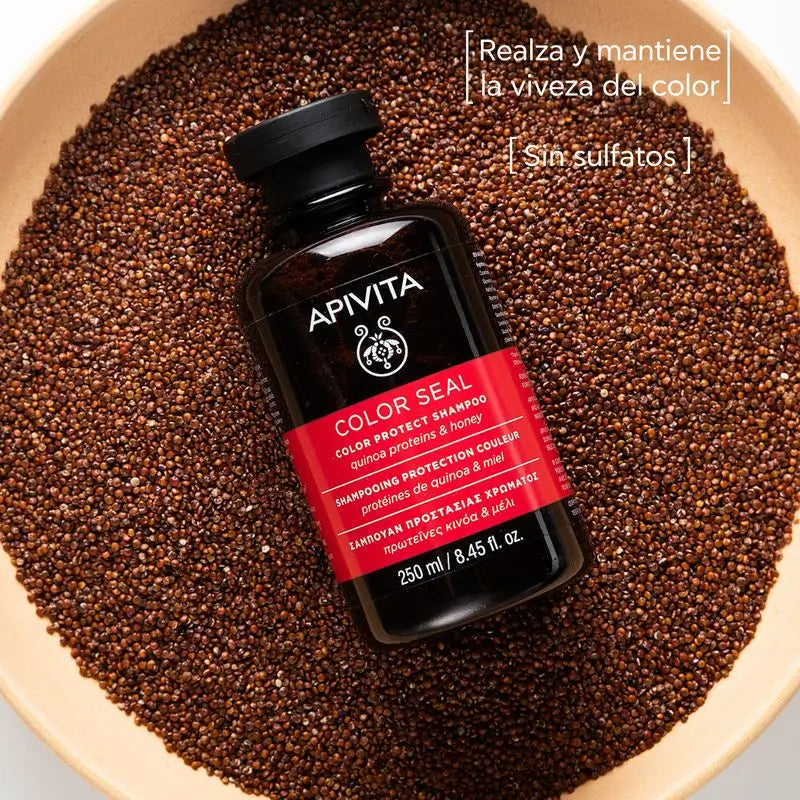 Apivita Colour Sealing Shampoo With Quinoa & Honey , 250 ml