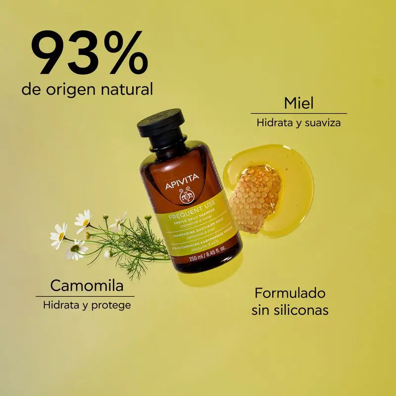 APIVITA Everyday Gentle Shampoo with Chamomile and Honey 250 ml