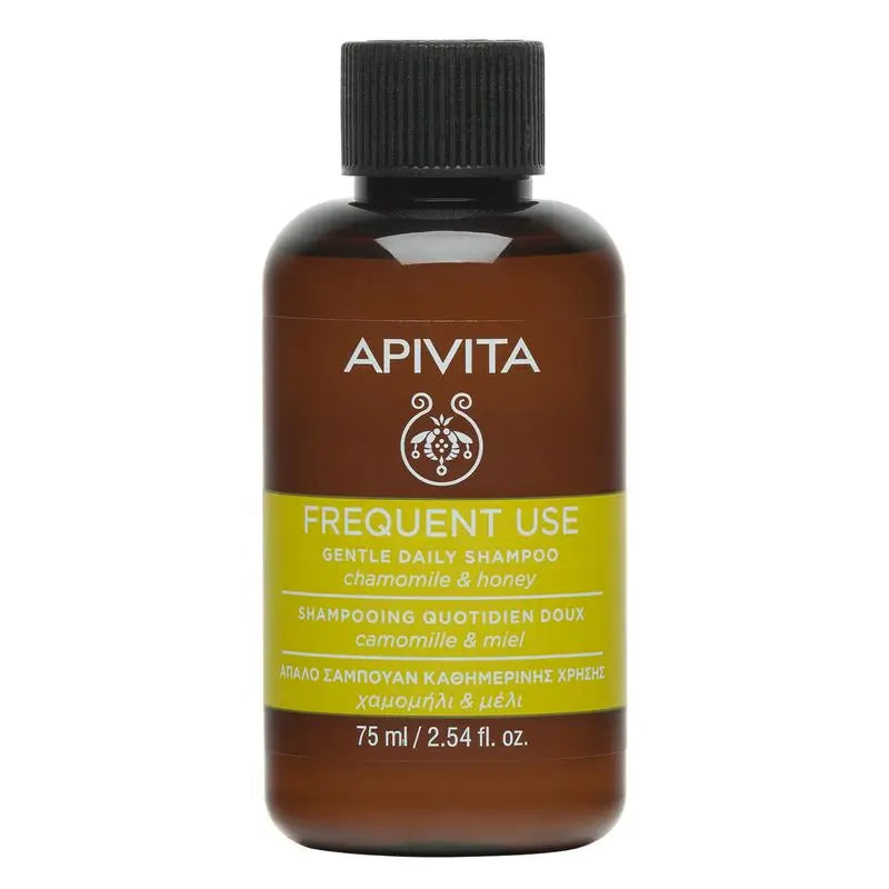 Apivita Gentle Daily Use Shampoo With Chamomile And Honey , 75 ml