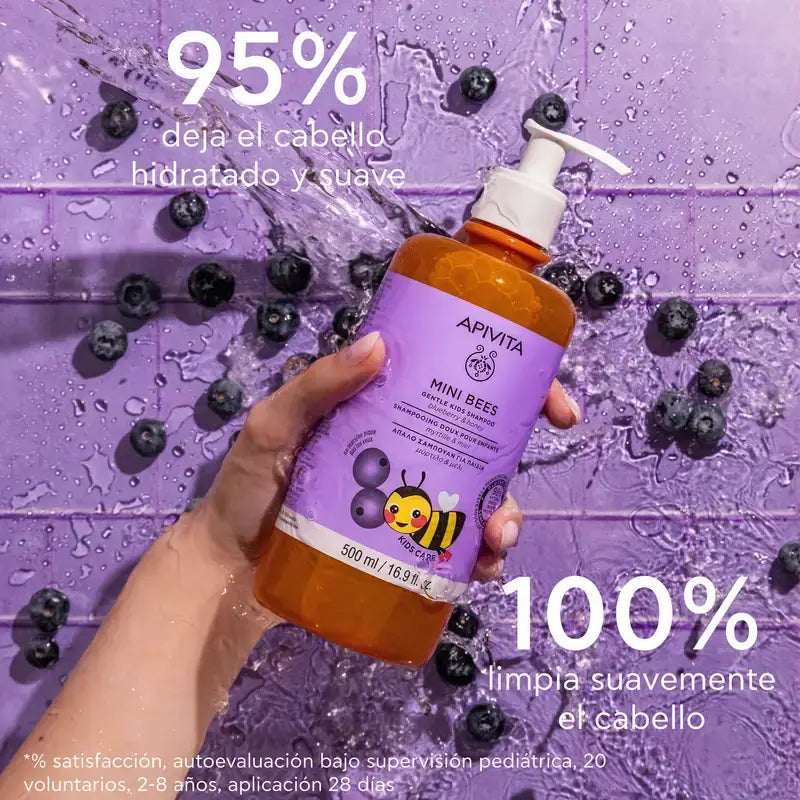 Apivita Gentle Children's Shampoo With Cranberry & Honey, 500 ml