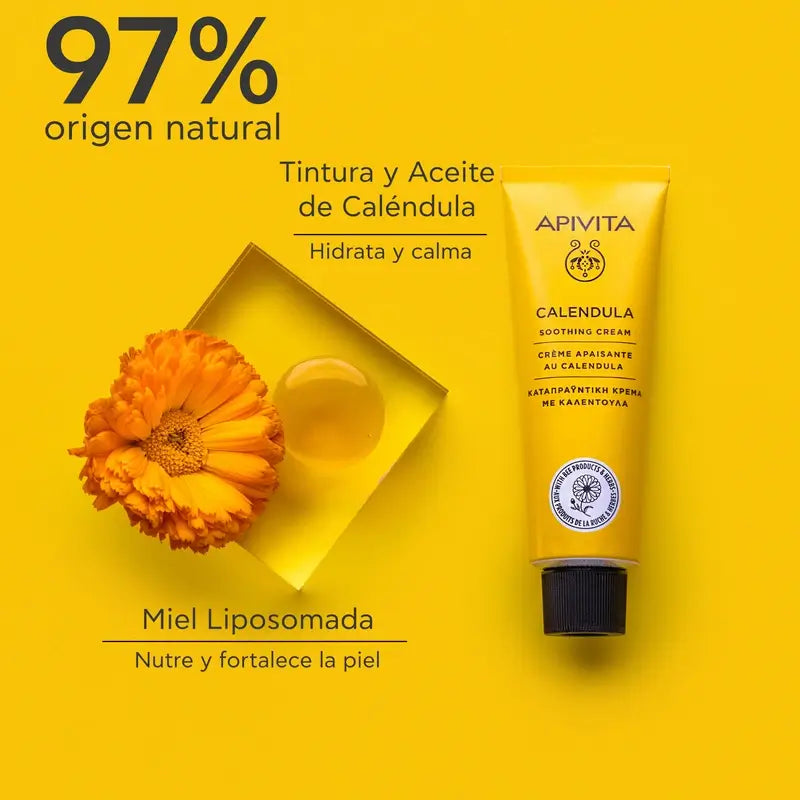 Apivita Soothing Herbal Creams with Calendula, 50 ml
