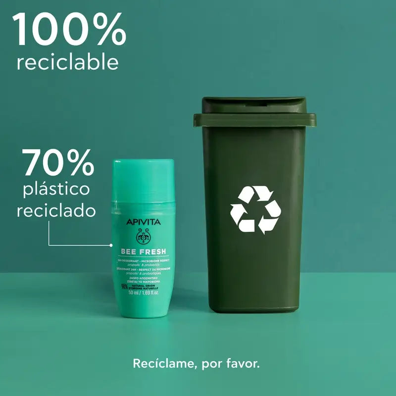 APIVITA Bee Fresh Deodorant Roll-on