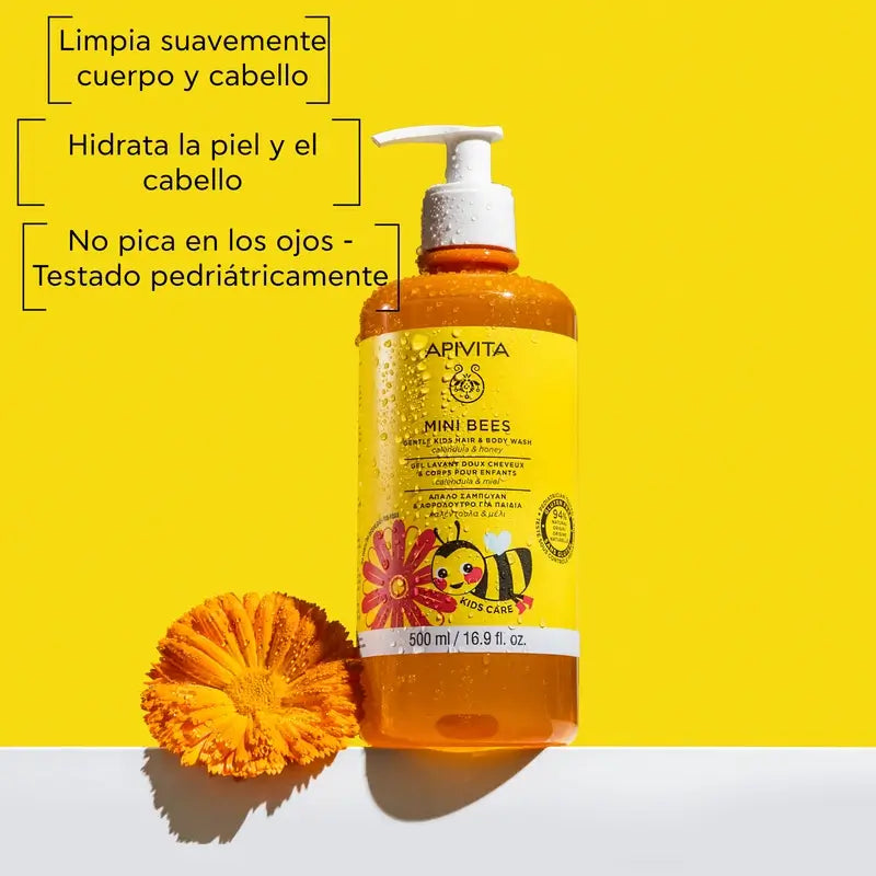 APIVITA Gentle Shampoo Gel for Children, 500 ml