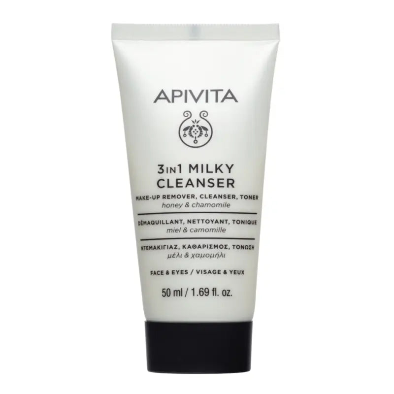 Apivita Cleansing Milk 3 In 1, 50 ml