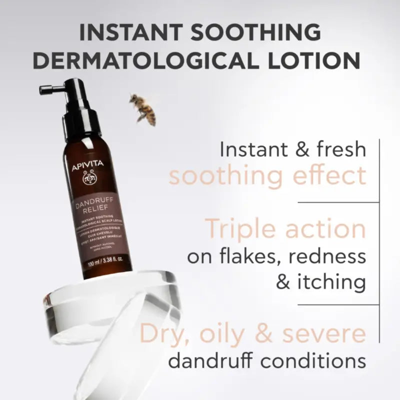 Apivita Instant Soothing Dermatological Lotion for the Scalp, 100 ml