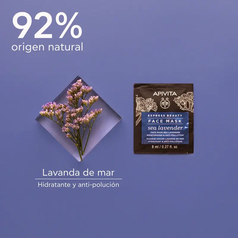 APIVITA Express Beauty Moisturising & Antioxidant Mask with Sea Lavender
