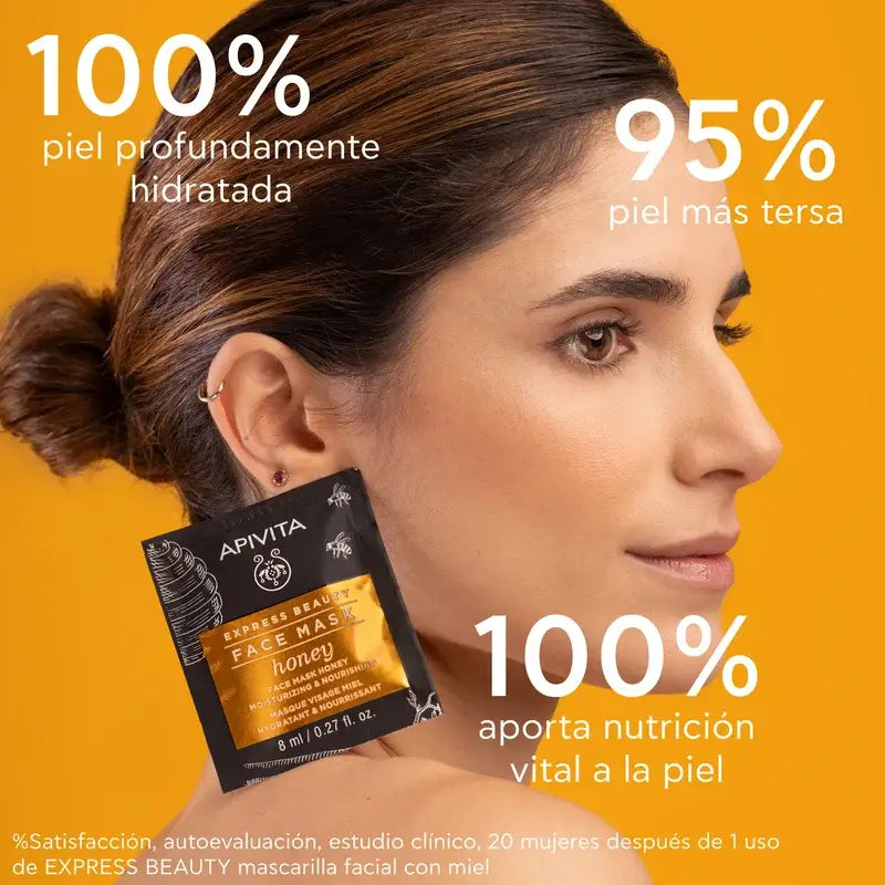 APIVITA Express Beauty Moisturising & Nourishing Mask with Honey