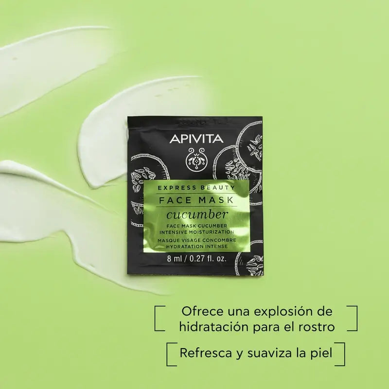 APIVITA Express Beauty Intensive Moisturising Mask with Cucumber