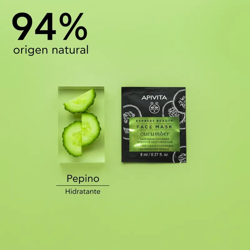 APIVITA Express Beauty Intensive Moisturising Mask with Cucumber