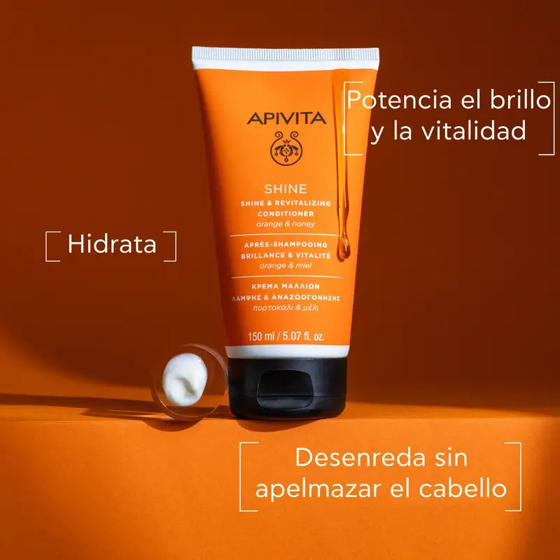 APIVITA Conditioner Shine & Vitality for All Hair Types with Orange & Honey 150 ml