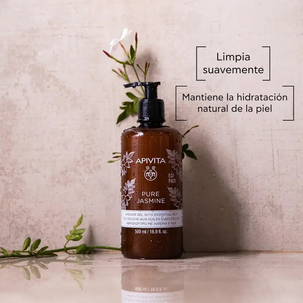 APIVITA Pure Jasmine Bath Gel with Essential Oils 500 ml