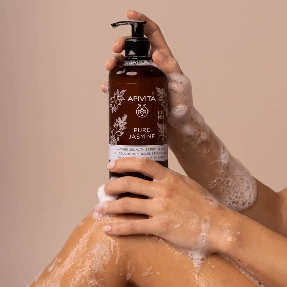 APIVITA Pure Jasmine Bath Gel with Essential Oils 500 ml