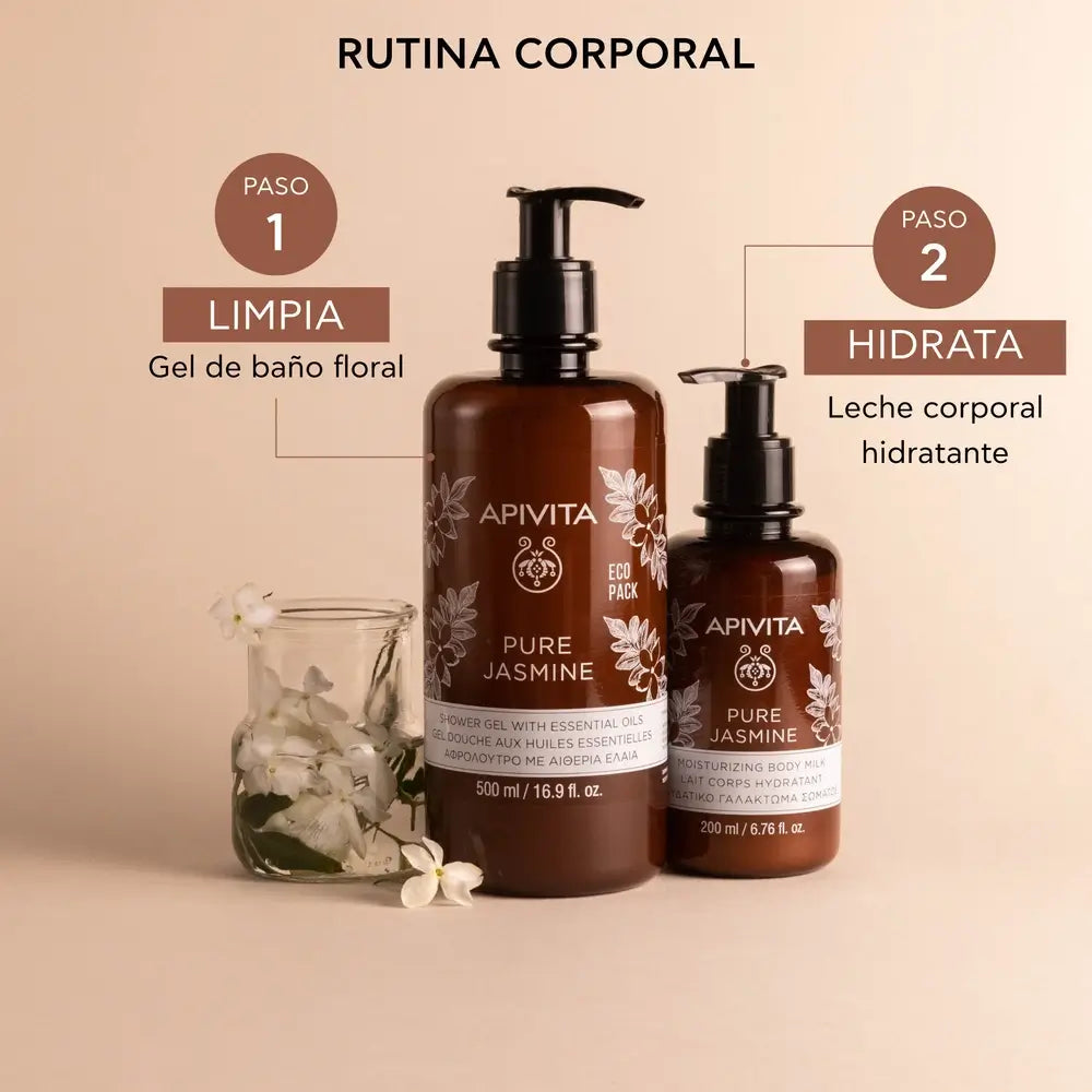 APIVITA Pure Jasmine Bath Gel with Essential Oils 500 ml