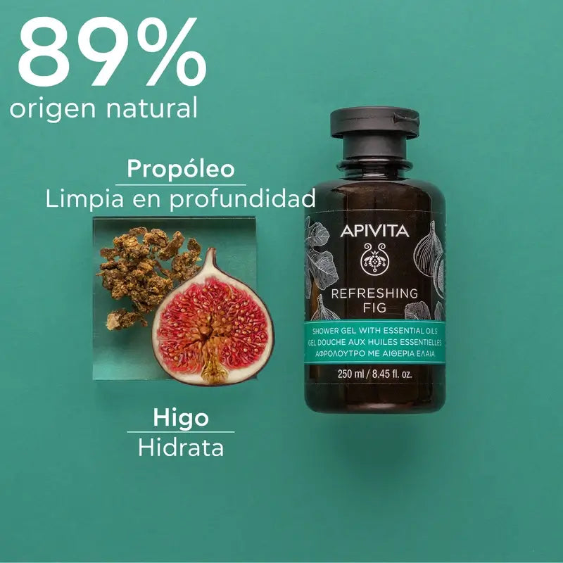 APIVITA Refreshing Fig Bath Gel with Fig 250 ml