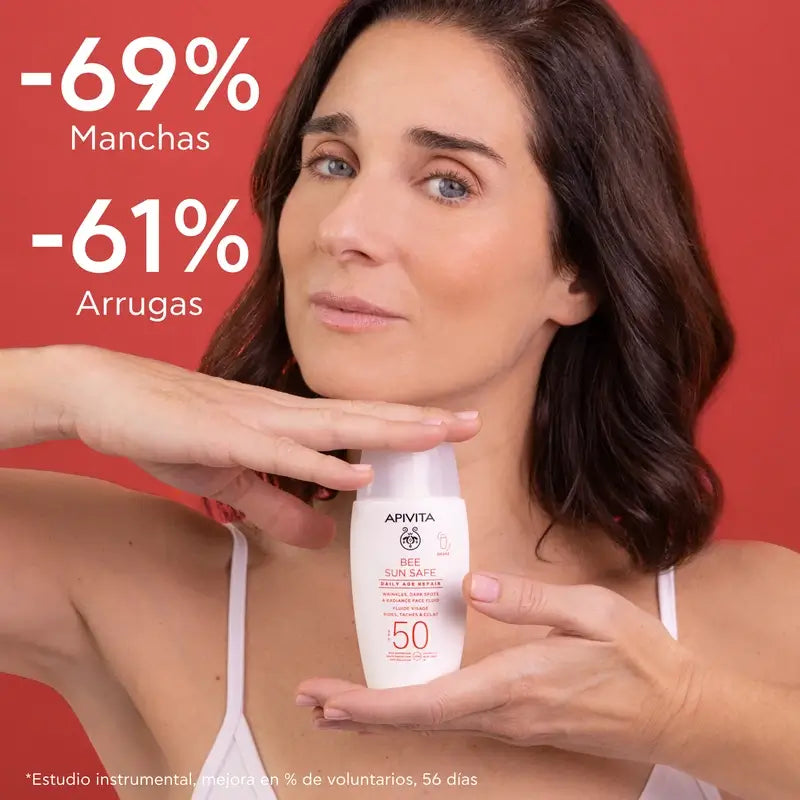 Apivita Daily Anti-Ageing Repair Daily Face Fluid Spf50, 50 Ml