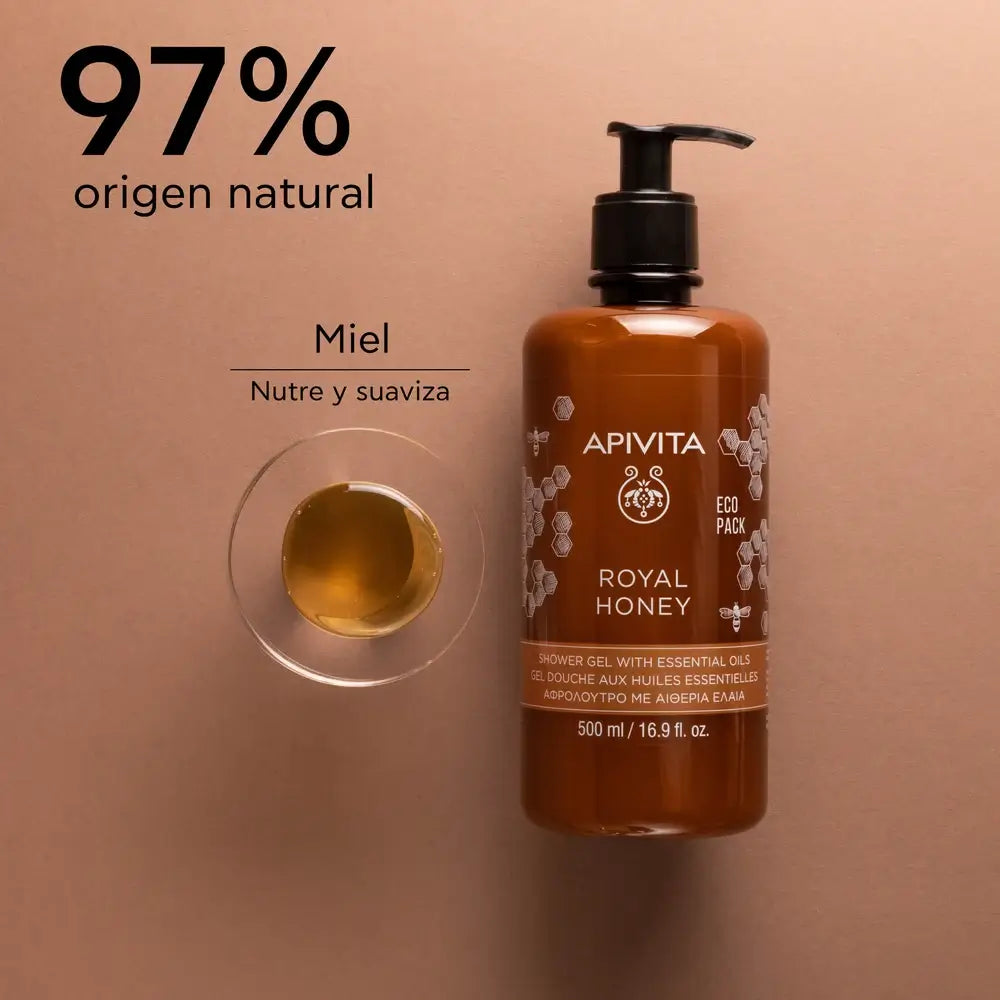 APIVITA Royal Honey Creamy Shower Gel with Essential Oils, 500 ml