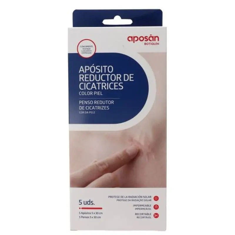 Aposán Scar Reducer Dressing, 5 units of 30 cm