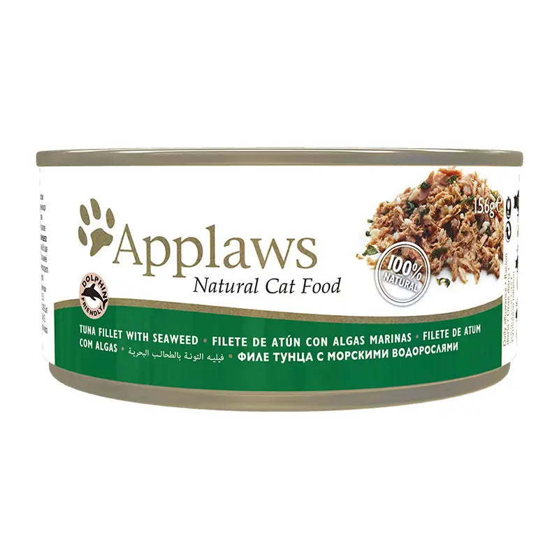 Applaws Cat Canned Tuna With Seaweed 24X156Gr