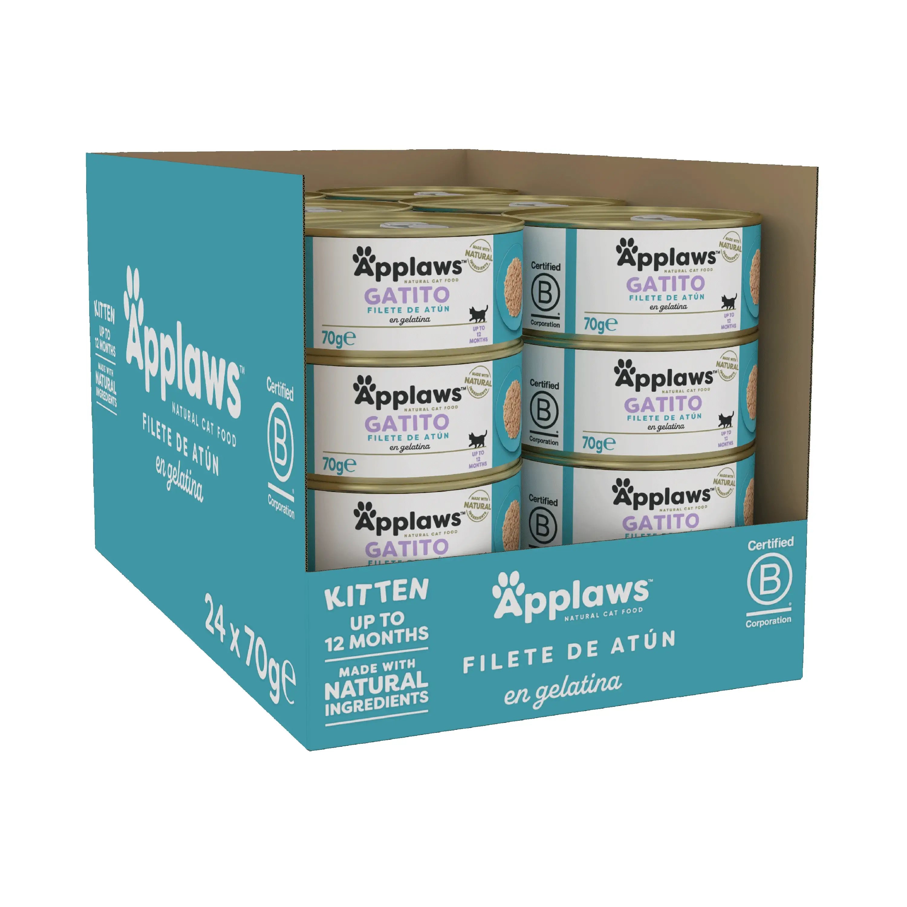 Applaws Cat Kitten Tuna Can 24X70Gr
