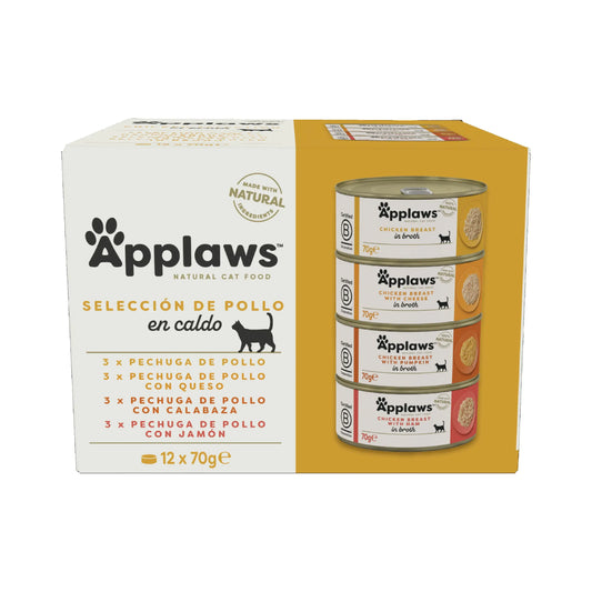 Applaws Cat Chicken Multipack Can 12X70Gr