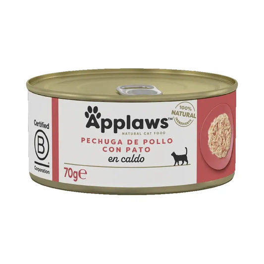 Applaws Cat Chicken & Duck Can 24X70Gr