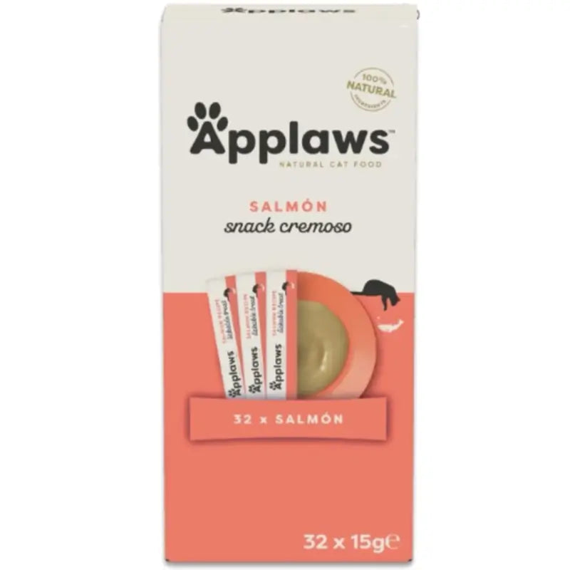 Applaws Cat Snack Lickable Salmon, 4 x 8 x 15 g