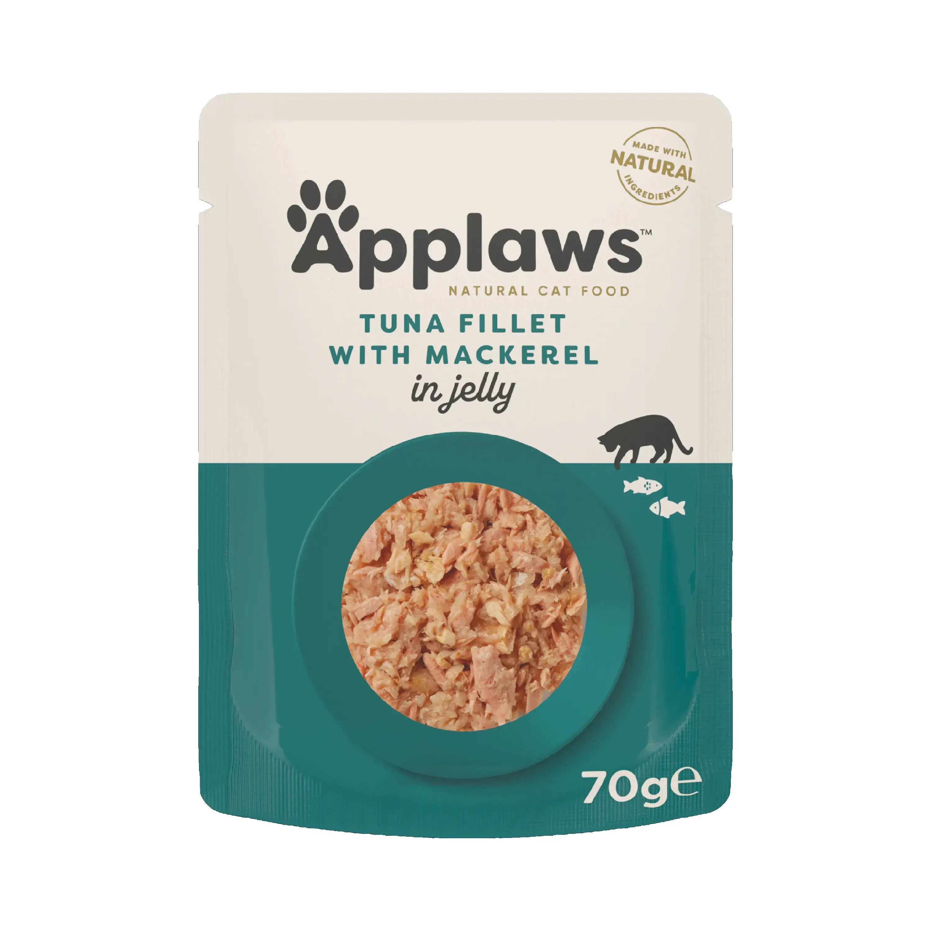 Applaws Cat Tuna Fillet Mackerel Jelly Envelope 16X70Gr