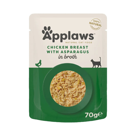 Applaws Cat Chicken Envelope With Asparagus 12X70Gr