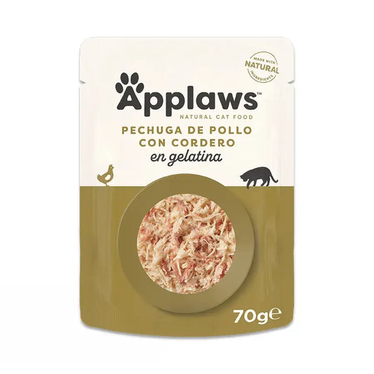 Applaws Cat Chicken & Lamb Jelly Envelope 16X70Gr