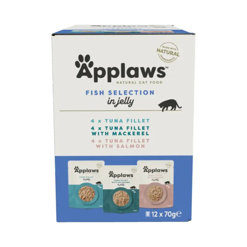 Applaws Cat Multi-Variety Fish Jelly Selection, 12 x 70 g