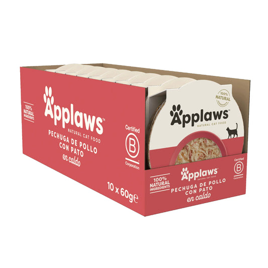 Applaws Cat Chicken & Duck Breast Portion 10X60Gr