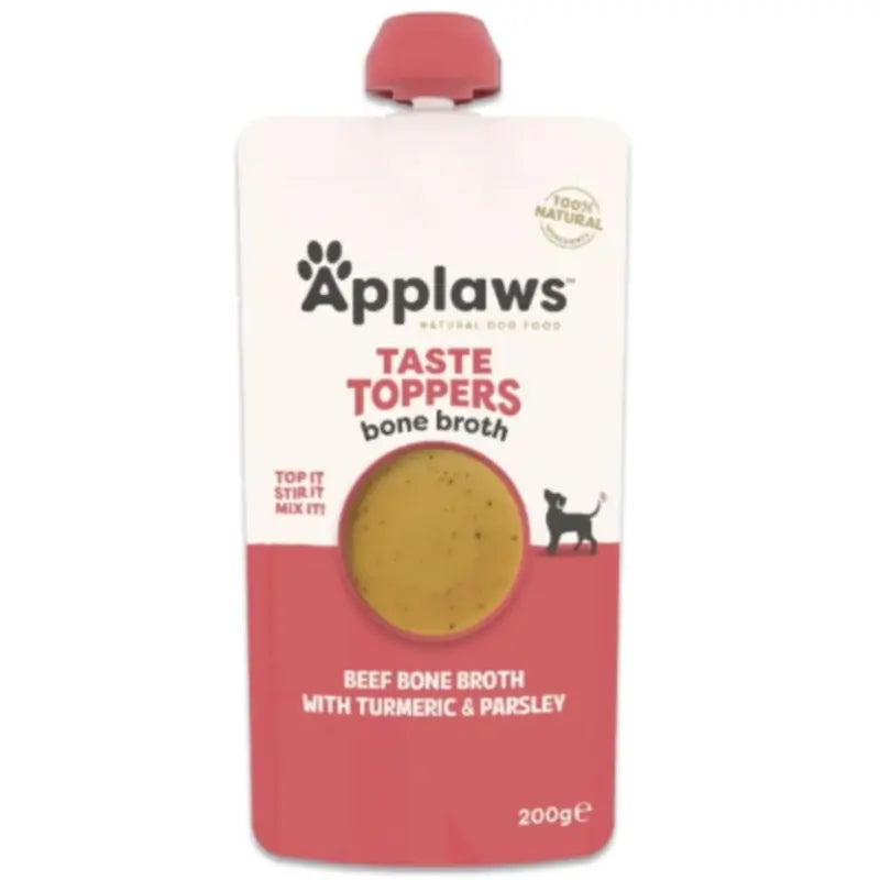 Applaws Dog Veal Broth Bottle Topper, 6 x 200 ml