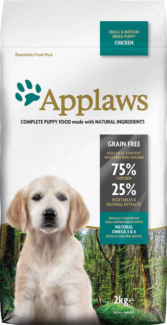 Applaws Dog Dry Puppy Small & Medium Breed Chicken 7,5Kg